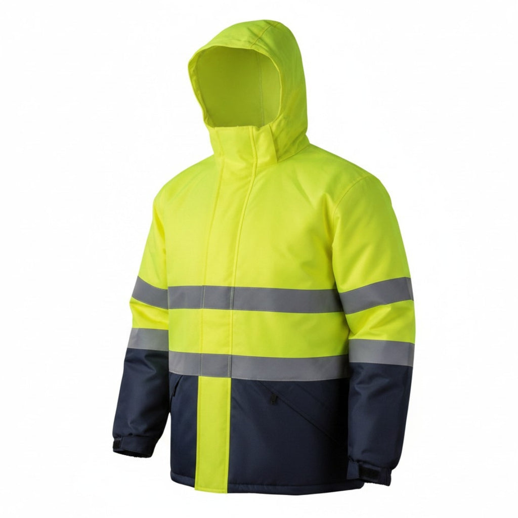 PARKA EJECUTIVA SIBERIA AMAR.FLUOR/AZUL HW