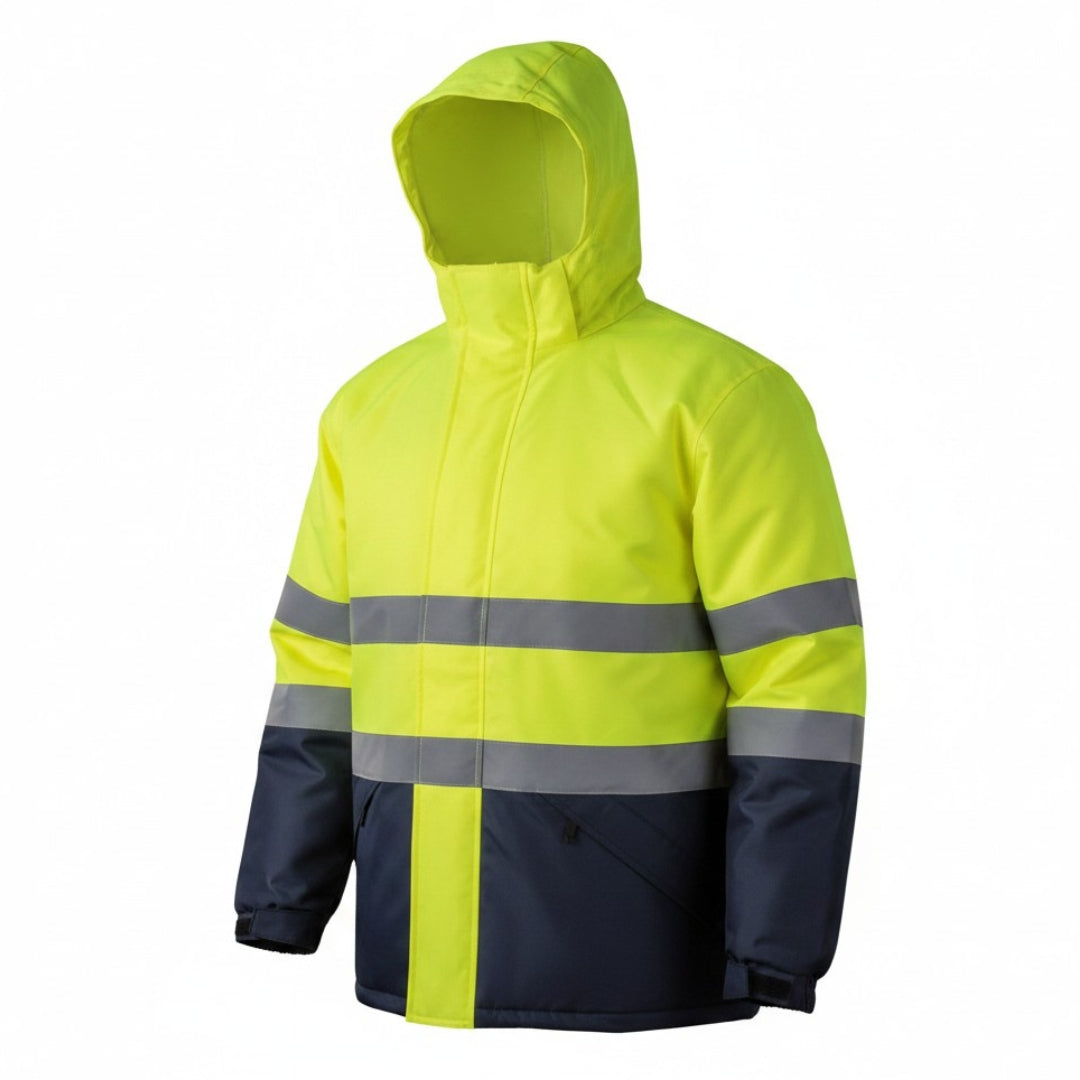 PARKA EJECUTIVA SIBERIA AMAR.FLUOR/AZUL HW