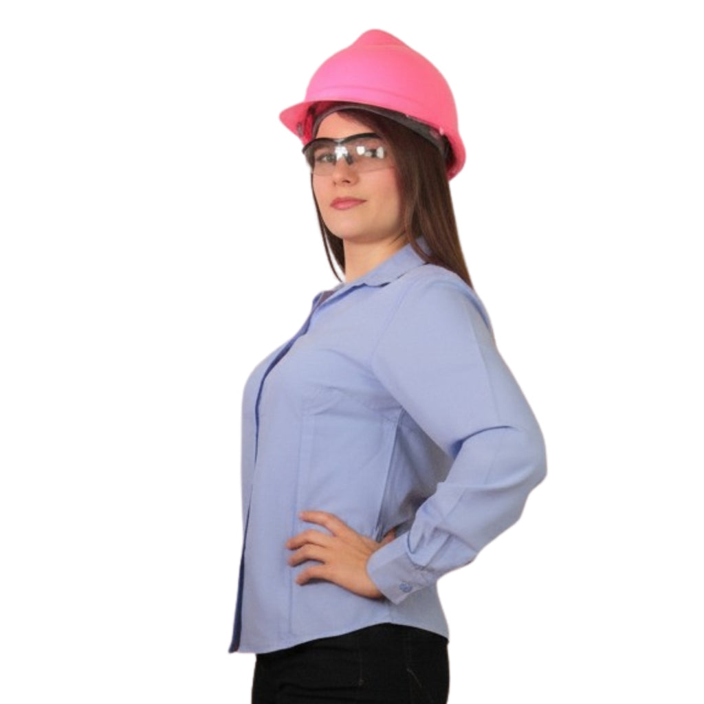 BLUSA OXFORD CELESTE MOISES