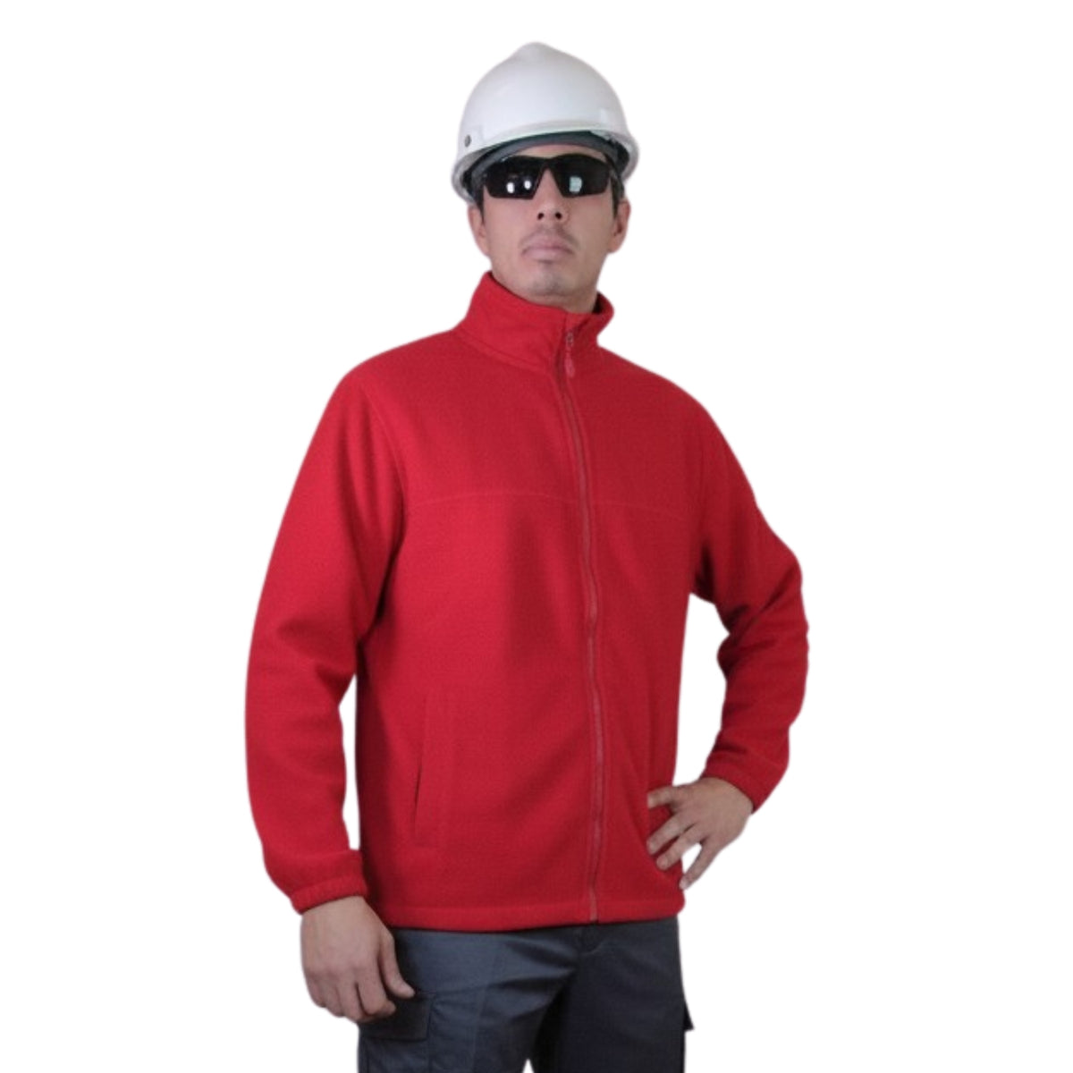 CHAQUETA POLAR ROJO VARON (WORLD)