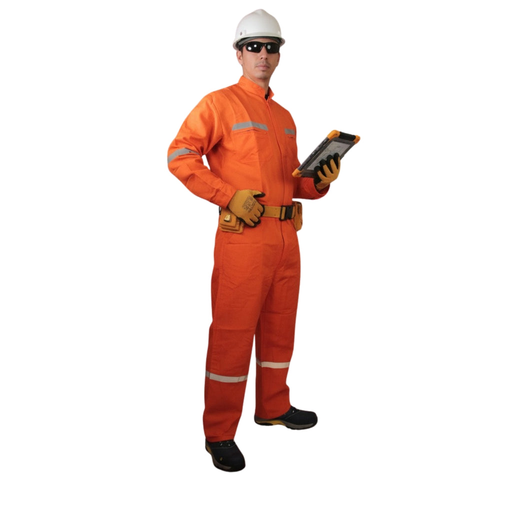 BUZO POPLIN MOD/PILOTO NARANJA