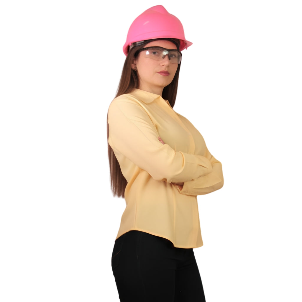 BLUSA OXFORD AMARILLA MOISES