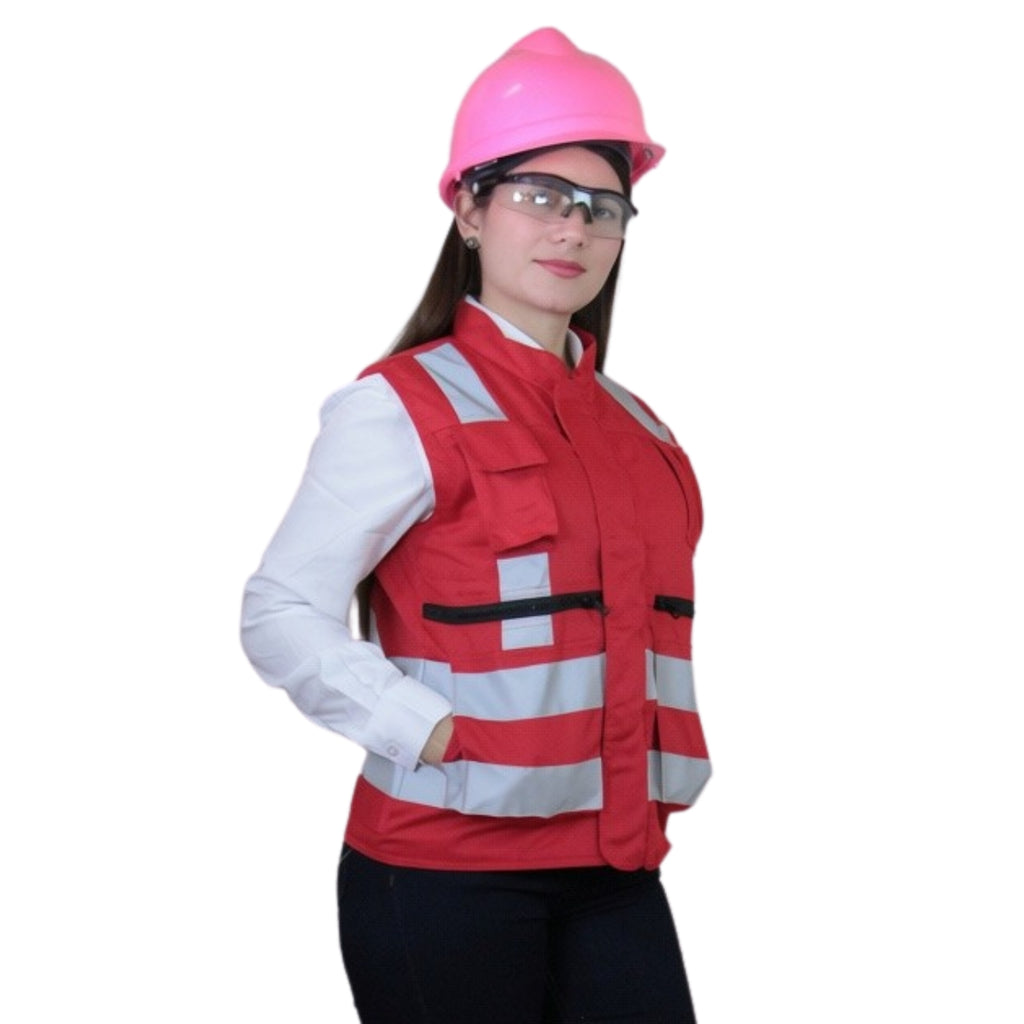 CHALECO GEOLOGO 360° DAMA ROJO S/N