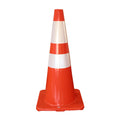 CONO PVC REFLECTANTE NARANJO 28