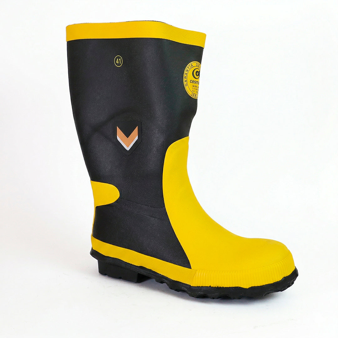 BOTA FOXMIN NEGRO C/AMARILLO TO-900