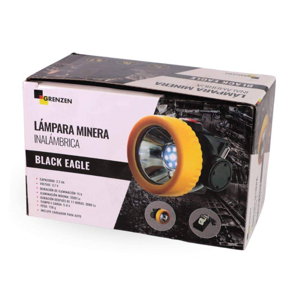 LAMPARA MINERA BLACK EAGLE GRENZEN