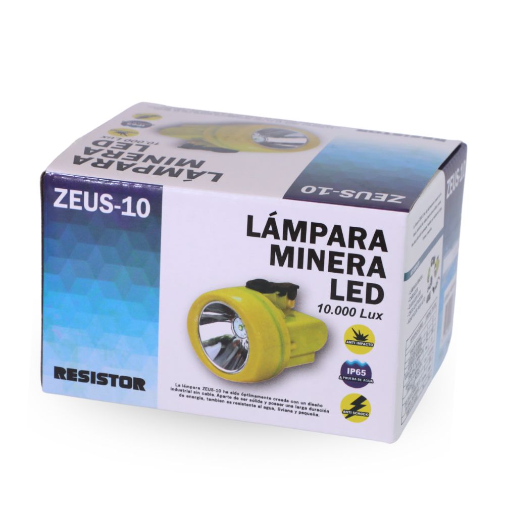 LAMPARA MINERA ZEUS-10 (FLUOR)