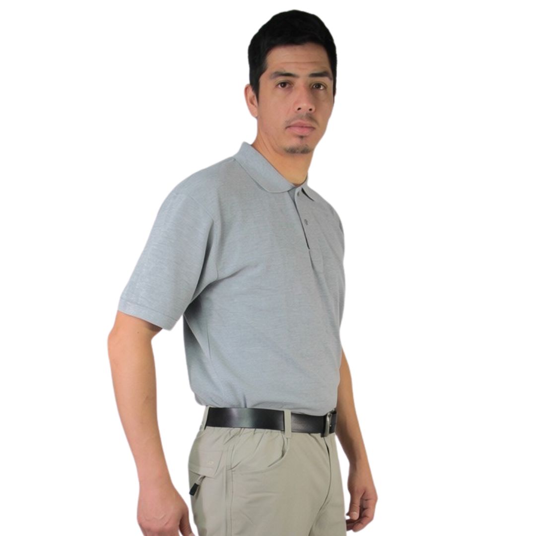 POLERA PIQUE IMPORTACION GRIS