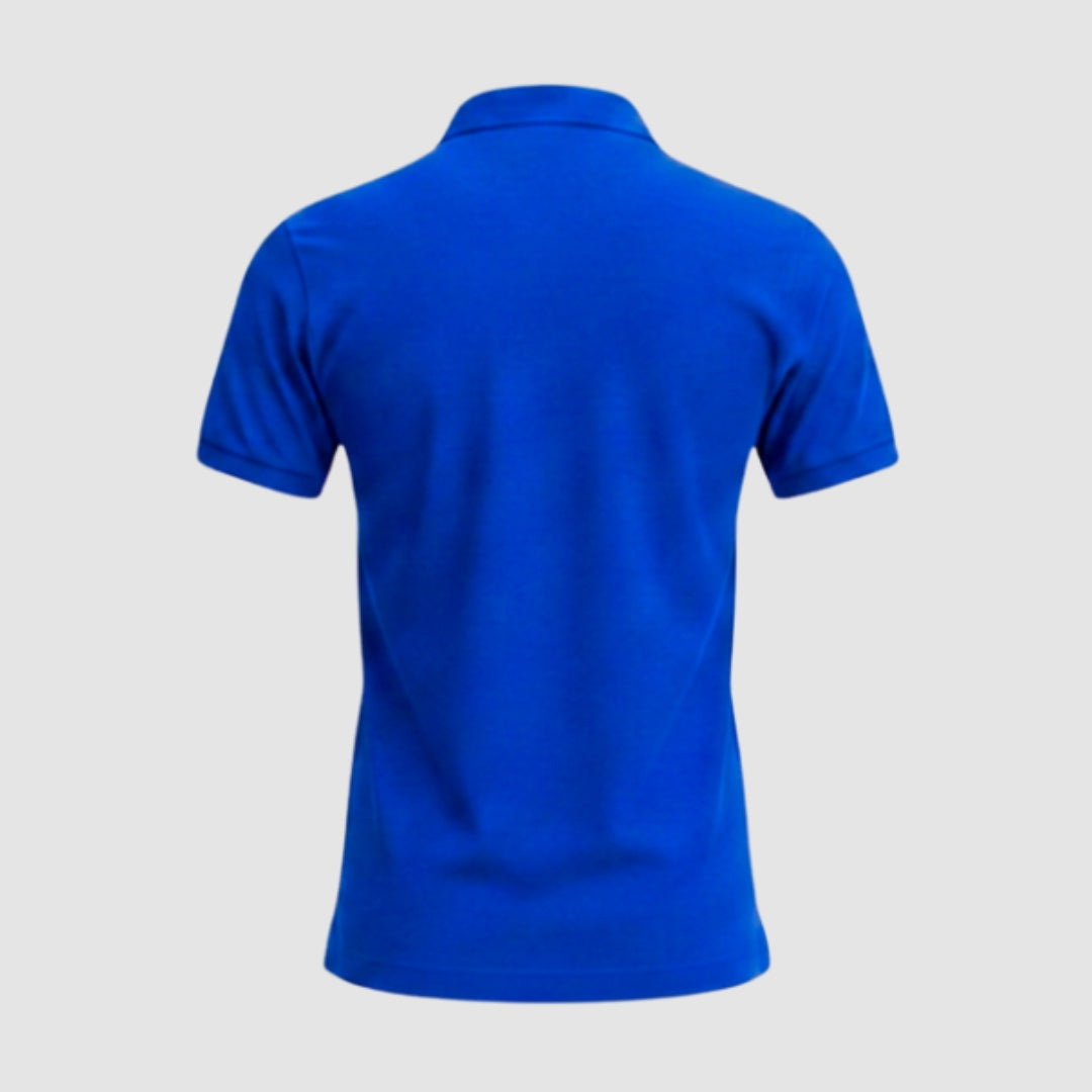 POLERA PIQUE IMPORTACION AZUL REY DAMA