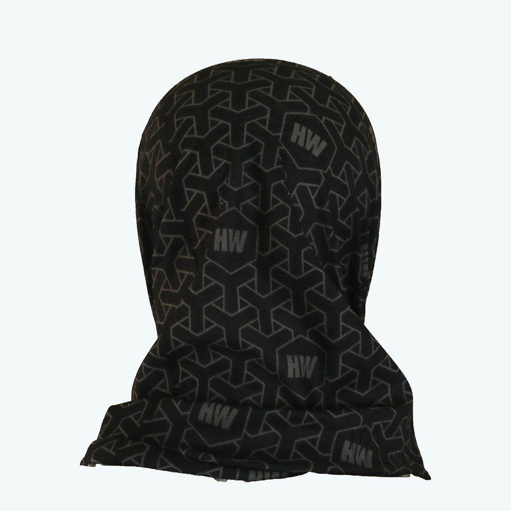 BANDANA HEADWEAR HW NEGRO/GRIS