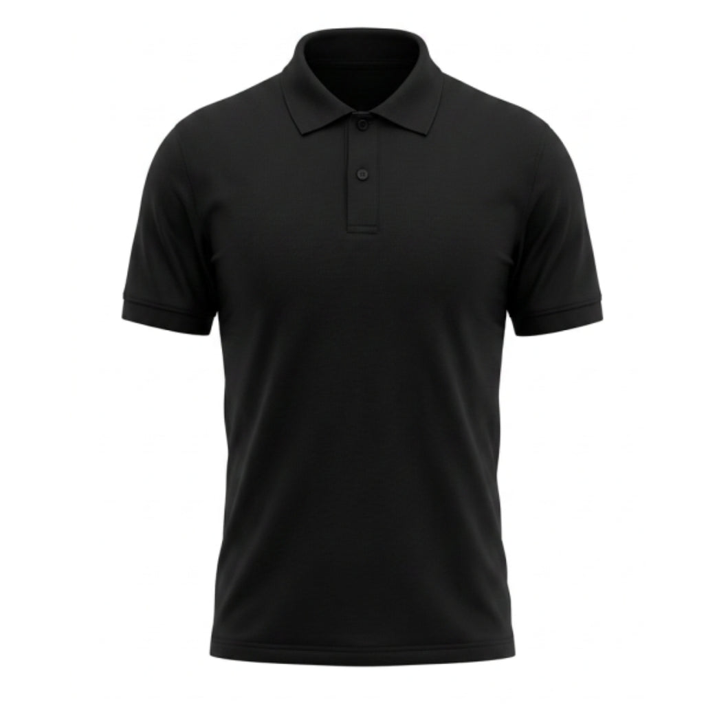 POLERA PIQUE IMPORTACION NEGRO