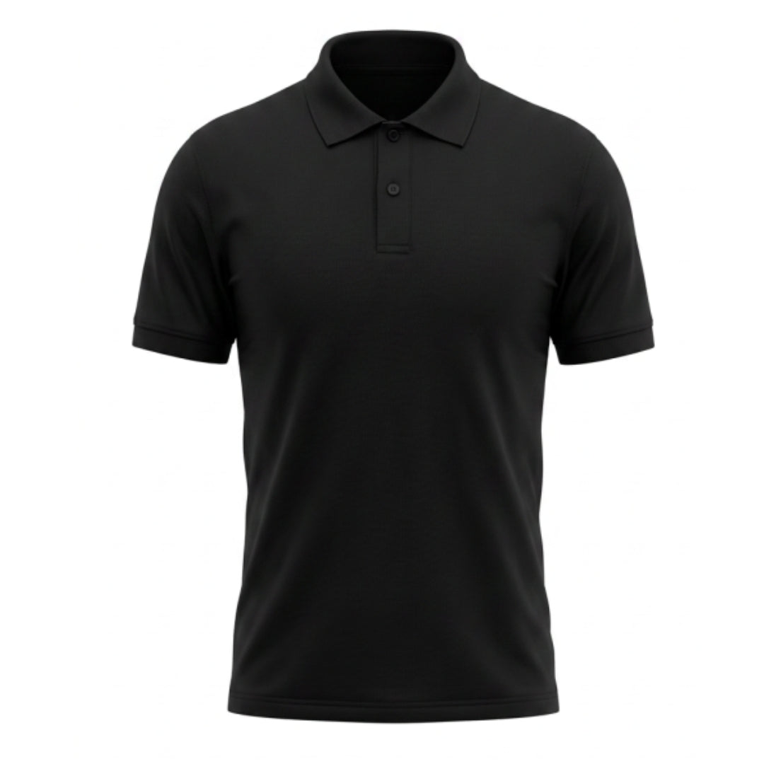 POLERA PIQUE IMPORTACION NEGRO