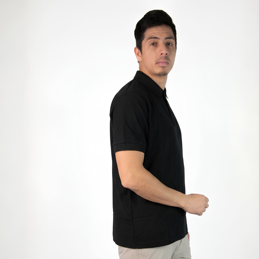 POLERA PIQUE IMPORTACION NEGRO