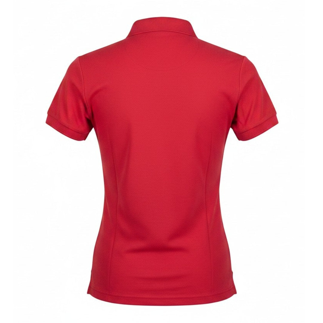 POLERA PIQUE IMPORTACION ROJO DAMA