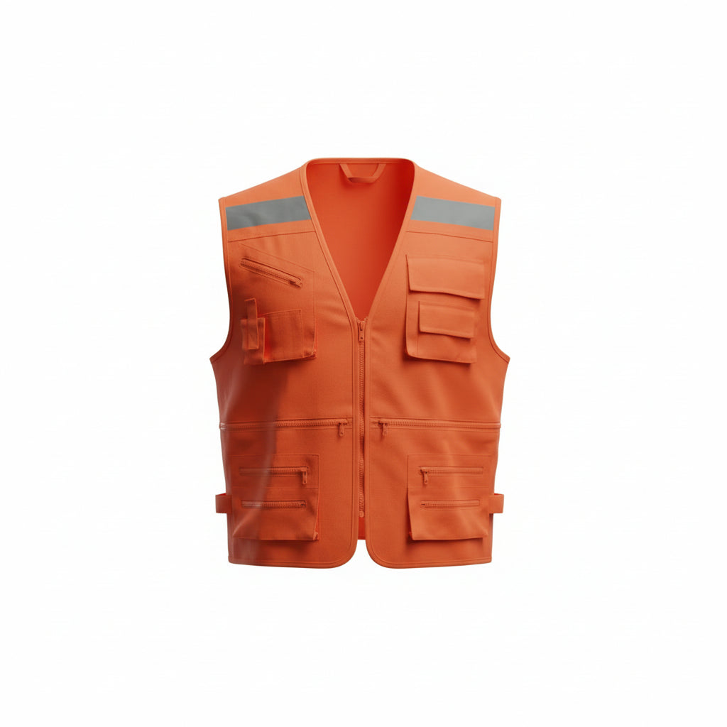 CHALECO GEOLOGO NARANJA MOISES S/N