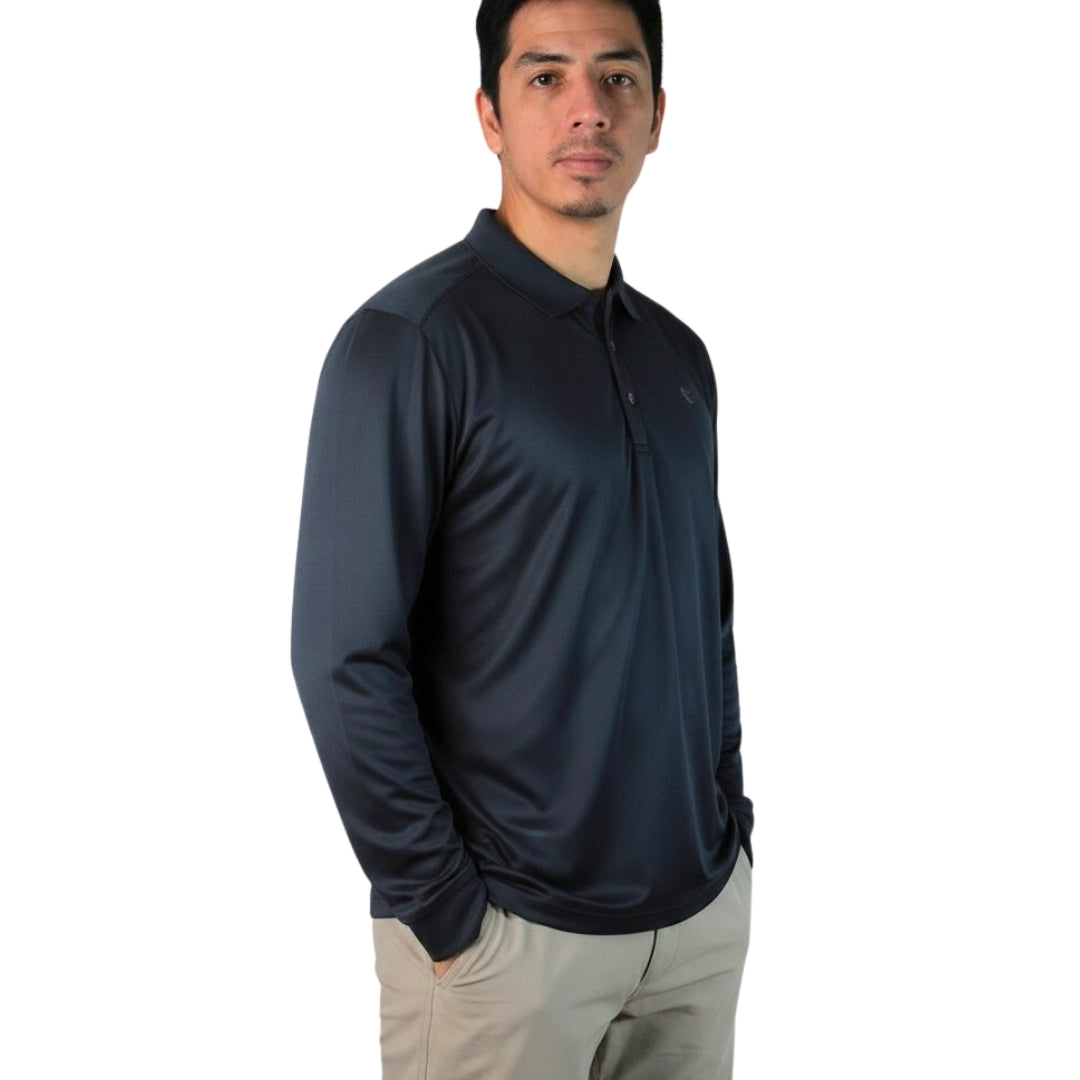 POLERON DRY FIT GRIS VARON