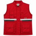 CHALECO GEOLOGO ROJO C/N DAMA
