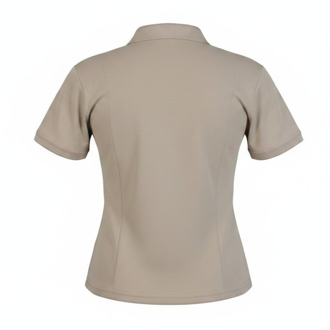 POLERA PIQUE NACIONAL BEIGE DAMA