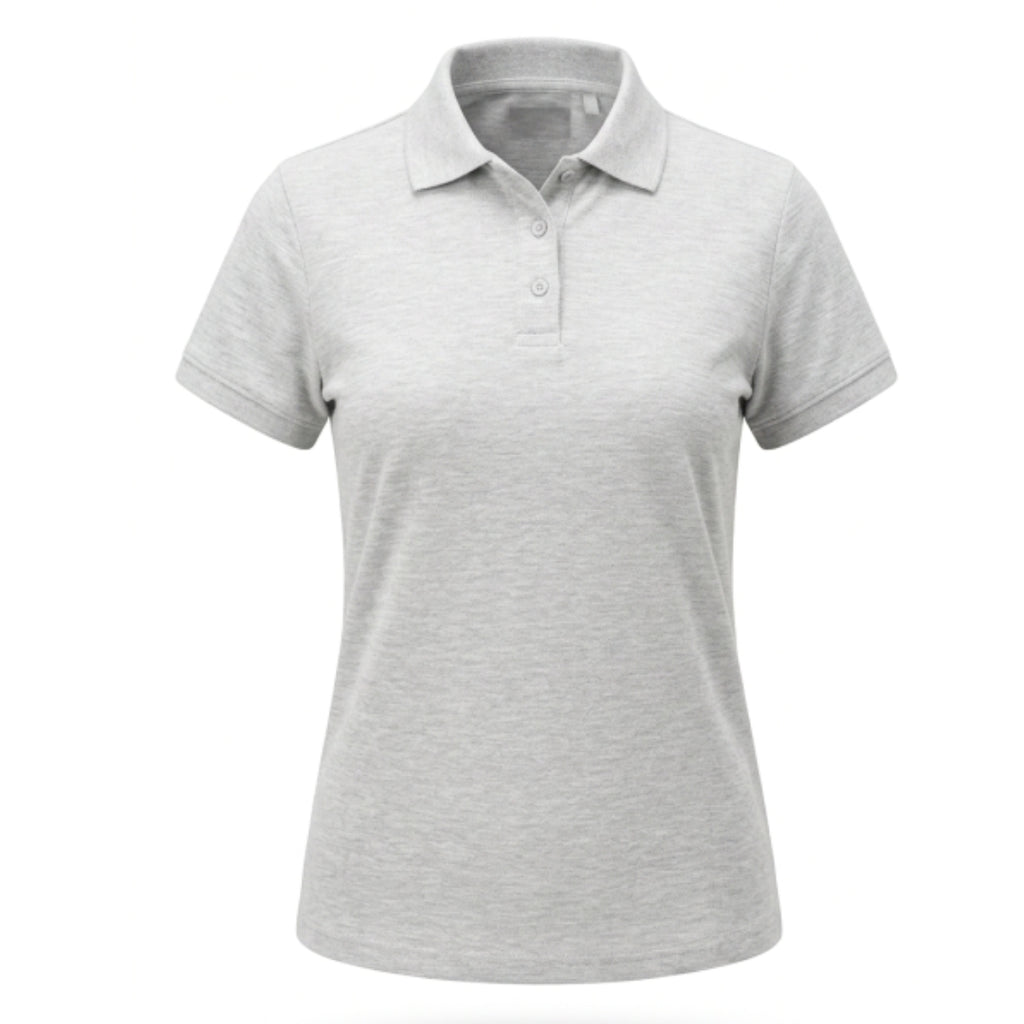 POLERA PIQUE IMPORTACION GRIS DAMA