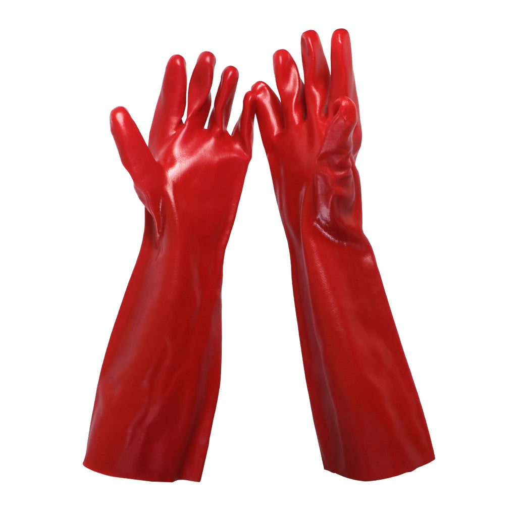 GUANTE PVC ROJO
