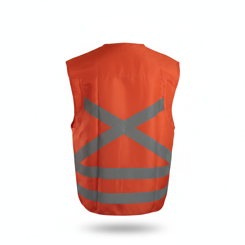 CHALECO POPLIN NARANJA NORMATIVA MOISES S/N