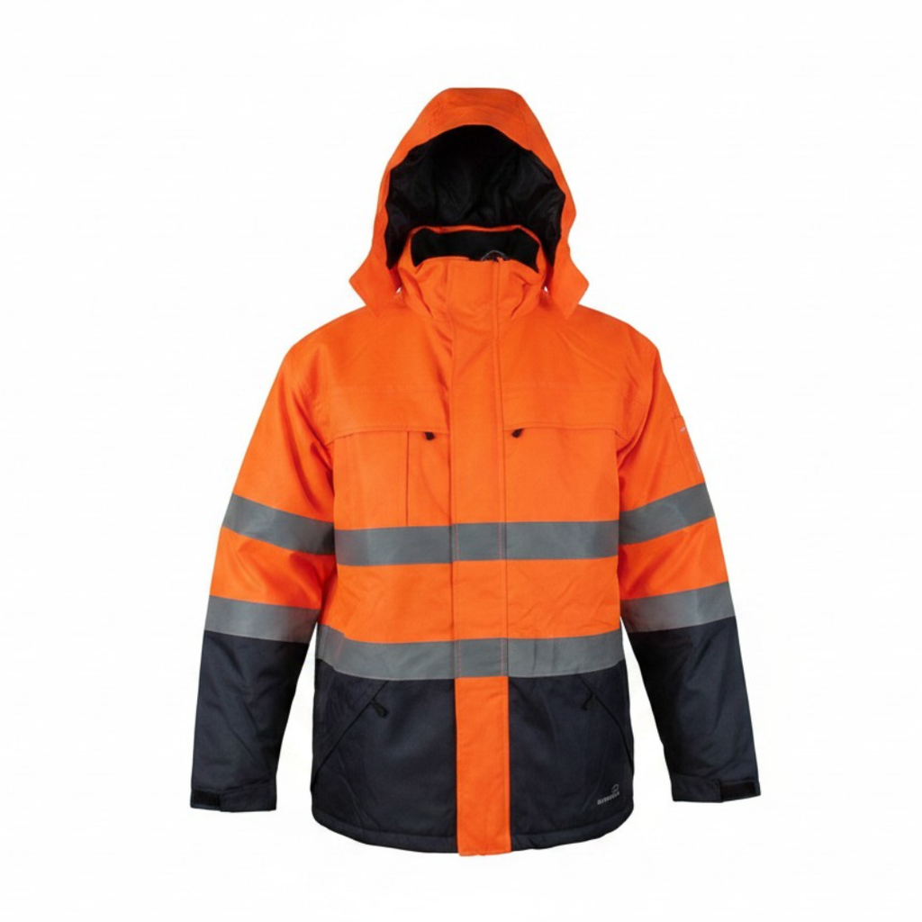 PARKA TERMICA NEBRASKA AZUL/NAR. FLUOR