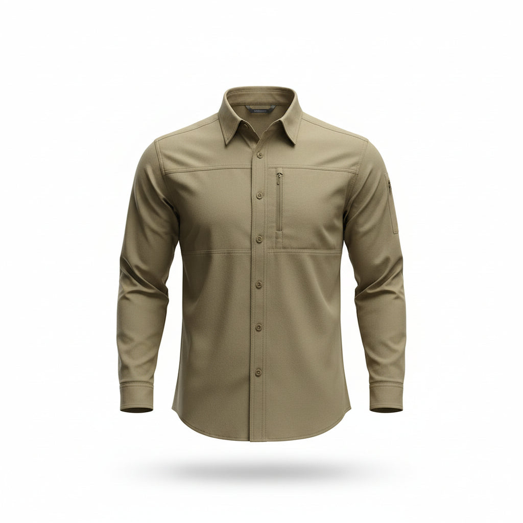 CAMISA OUTDOOR  IZMOT BEIGE