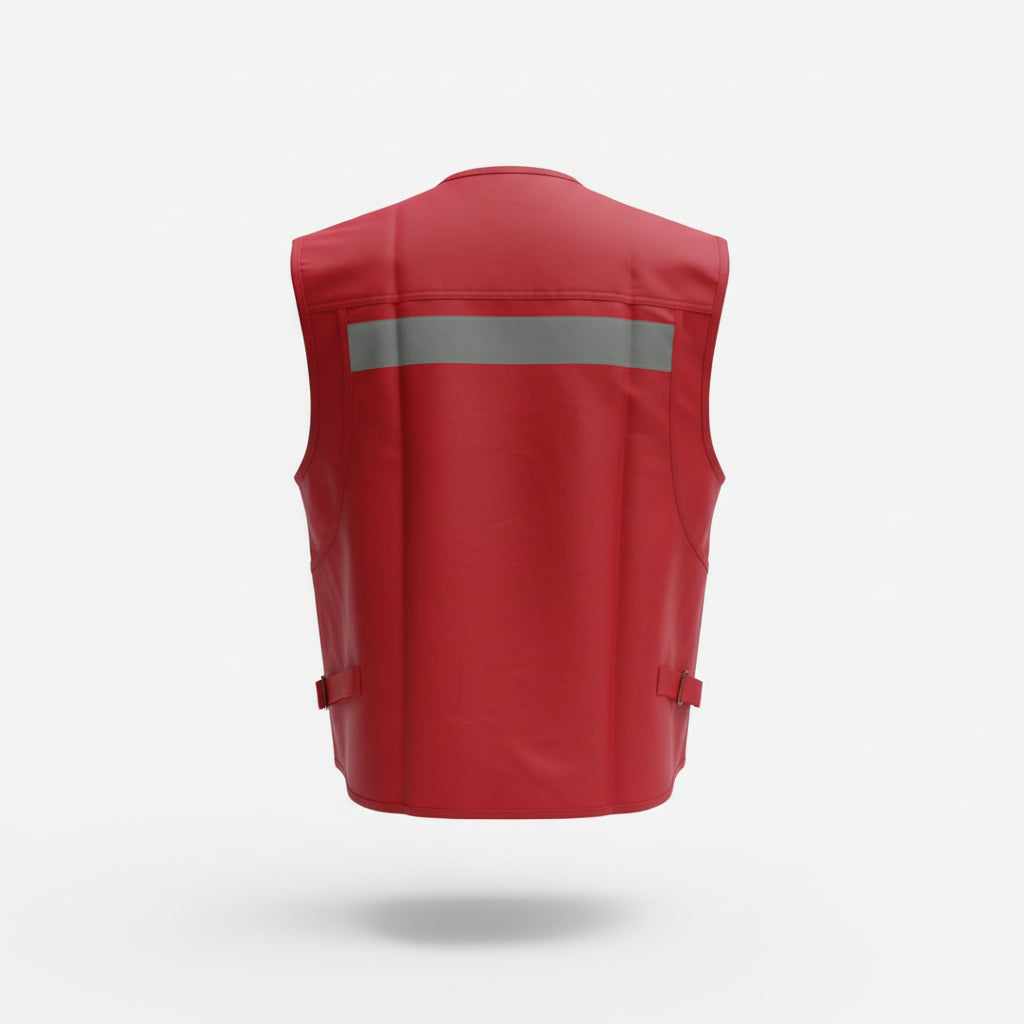 CHALECO GEOLOGO ROJO S/N