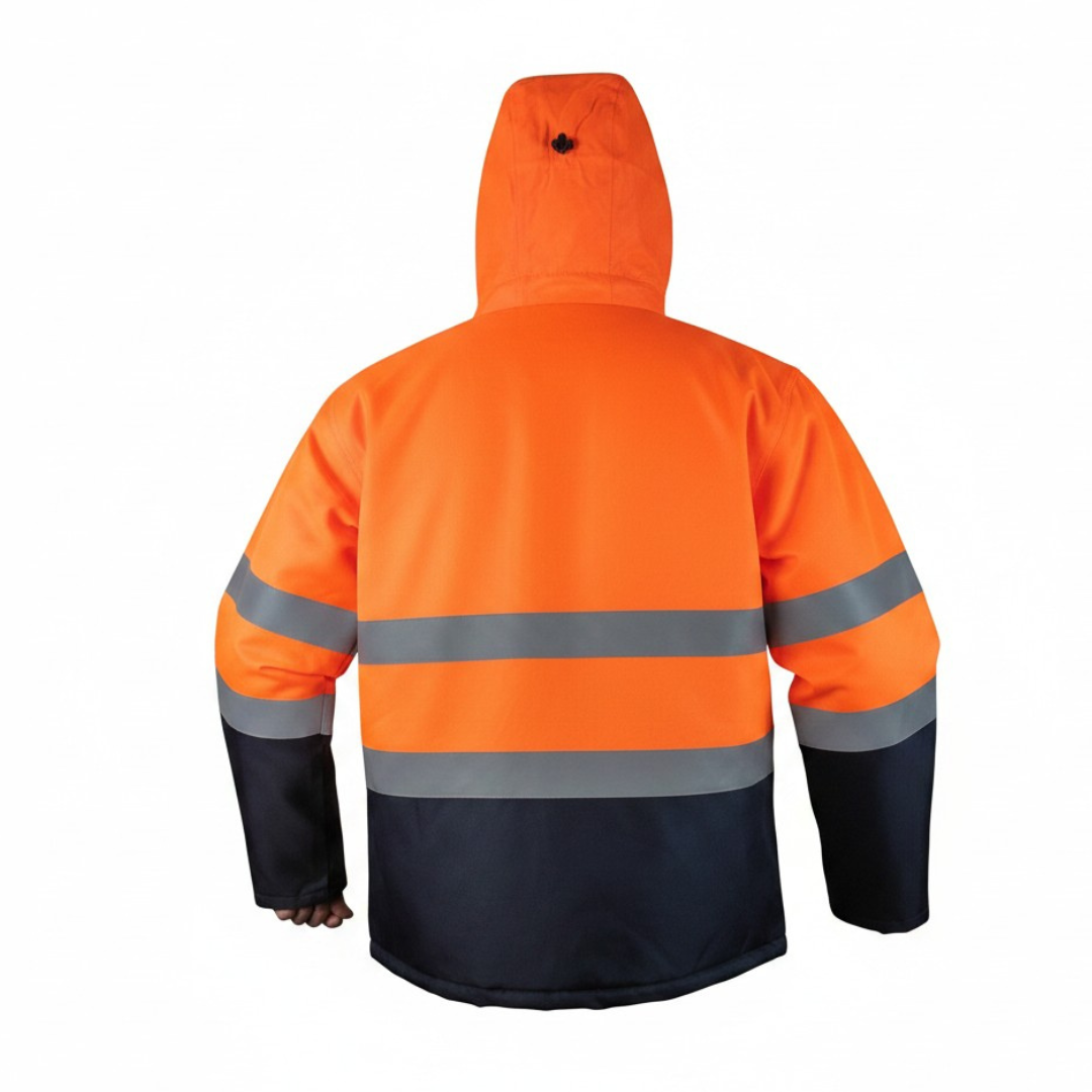 PARKA TERMICA NEBRASKA AZUL/NAR. FLUOR