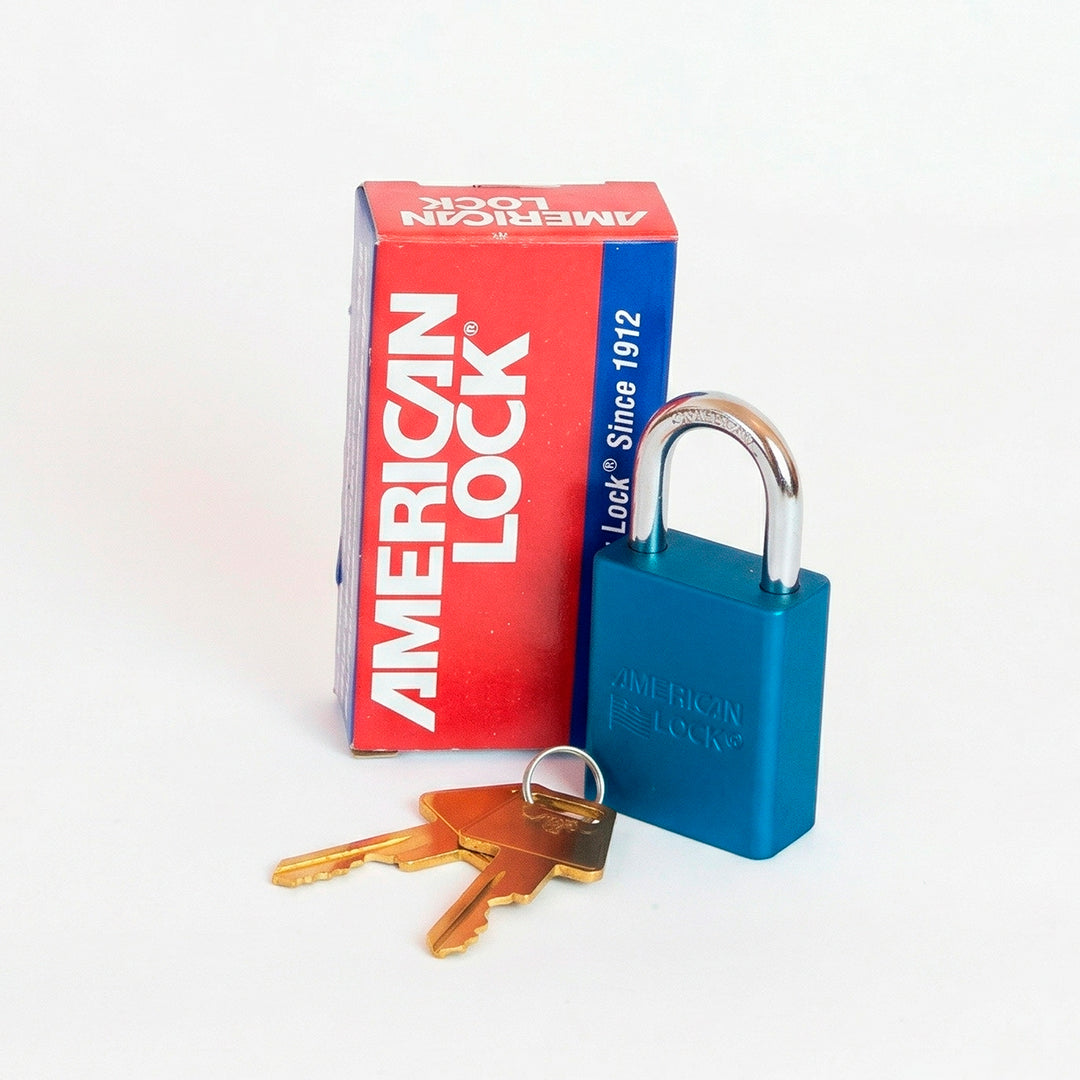 CANDADO AMERICAN LOCK AZUL A1105