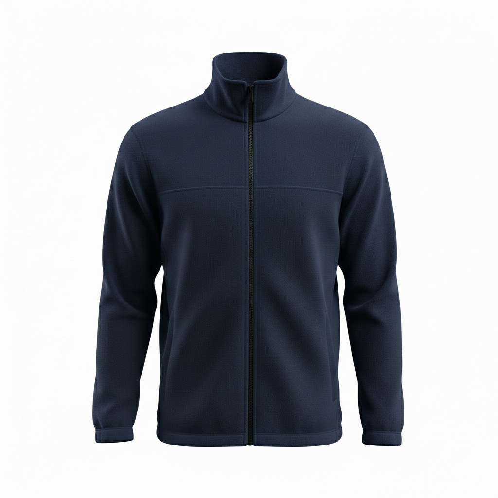 CHAQUETA POLAR AZUL MOISES VARON